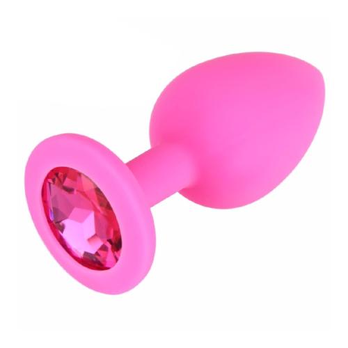 Nona Anální kolík s kamínkem Růžová