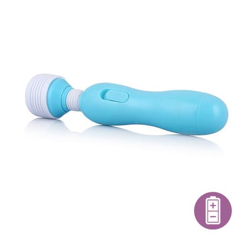 Mini AV Wand massager modrý