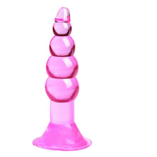 Pretty love Soft Jelly anální kolík s přísavkou růžový Růžová