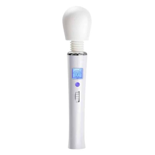 Lesparty Goddess magic wand massager s LCD bílý