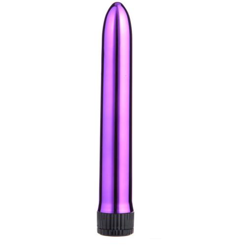 Vibrátor klasický metalicky fialový