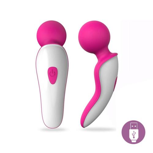 EVE wand massager │ Masážní hlavice růžová USB