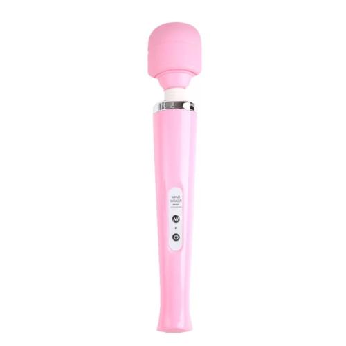 Magic Wand Massager růžový USB │ Vibrační masážní hlavice