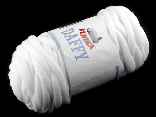 Příze Daffy silná Marshmallow 1000 g, barva 1 (50) bílá