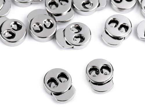 Kovové brzdičky 15x18 mm, barva 1 nikl