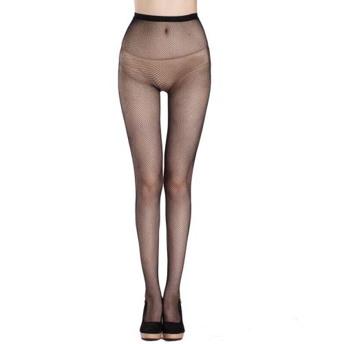 brand Fenbao sexy síťované UNI punčocháče s jemným vzorem černé