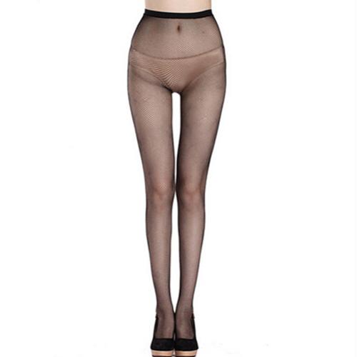 brand Fenbao sexy síťované UNI punčocháče s jemným vzorem černé