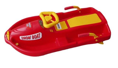 PLASTKON Acra Snow Boat řiditelný bob A2035 - červený