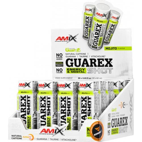 Amix Guarex Energy & Mental Shot Barva: mojito, Velikost: 20x 60 ml