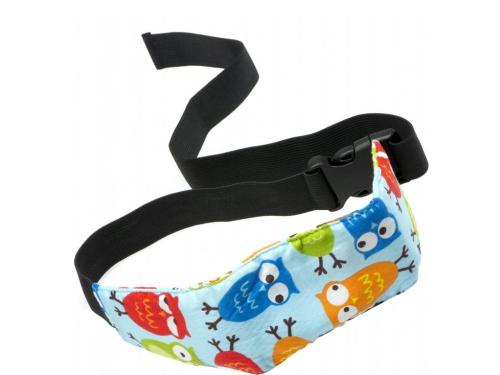 KIK KX7850_3 Fixátor hlavy pro dítě do autosedačky Sovičky