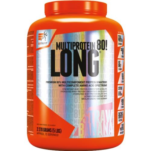 Extrifit Long 80 Multiprotein Barva: vanilka, Velikost: 2270 g