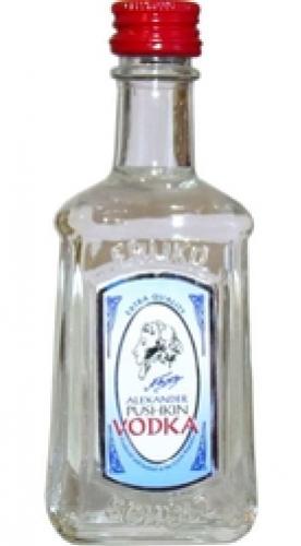 Vodka Alexander Pushkin clear 40% 40ml miniatura